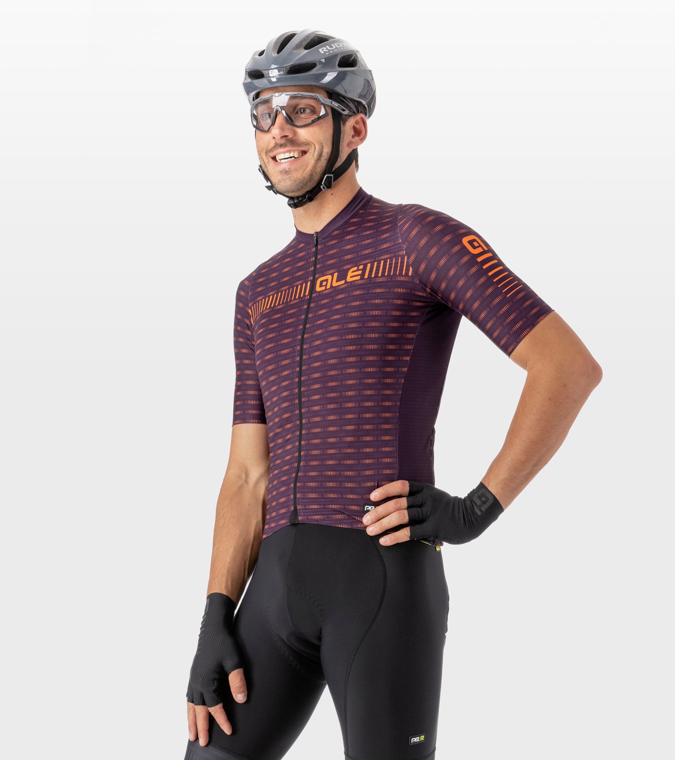 ale fahrradbekleidung Kurzarm Trikot Mann Green Road
