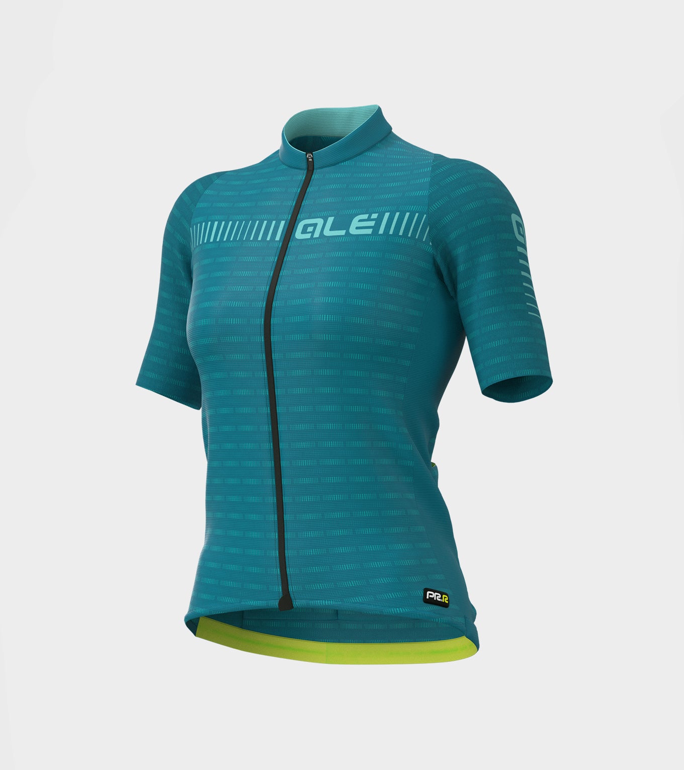 rennrad trikot türkis Kurzarm Trikot Frau Green Road – Alé Cycling
