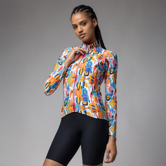 Langarm Trikot Frau Tribal