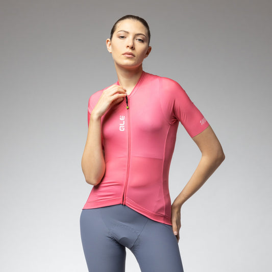 Short Sleeve Jersey Woman Color Block