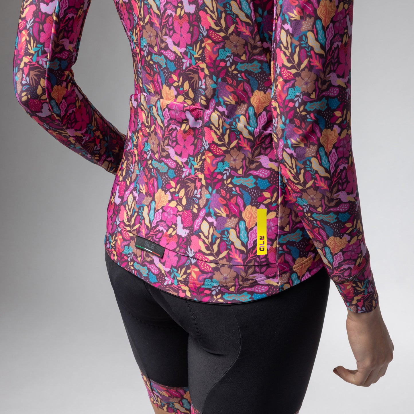 Long Sleeve Jersey Woman Flowery