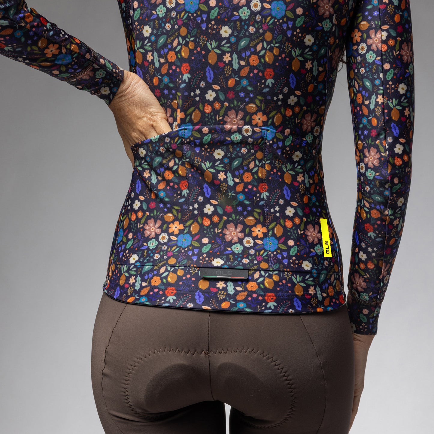 Long Sleeve Jersey Woman Flowery