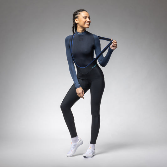 Wasserabweisende Lange Trägerhose Frau K-atmo 3.0