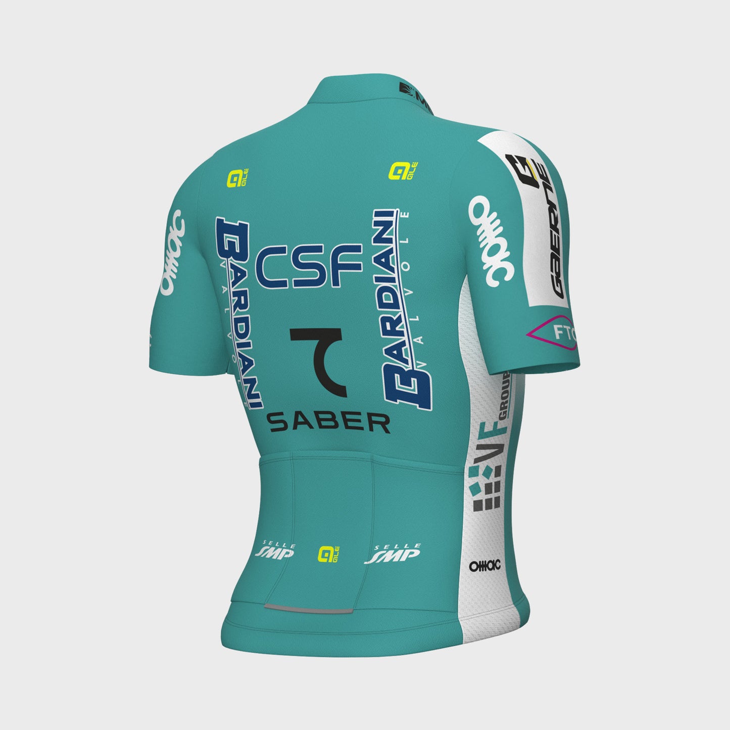 Kurzarm Trikot Mann Bardiani Csf 7 Saber