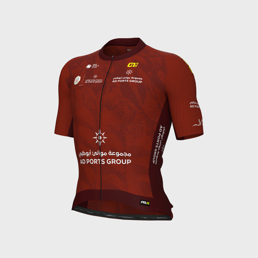 Kurzarm Trikot Mann Uae Tour Rossa