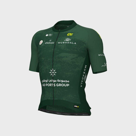 Kurzarm Trikot Mann Uae Tour Verde