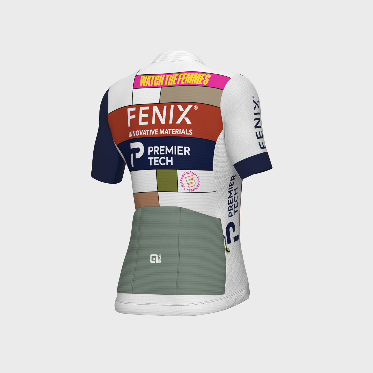Kurzarm Trikot Frau Fenix Premier Tech Tdf