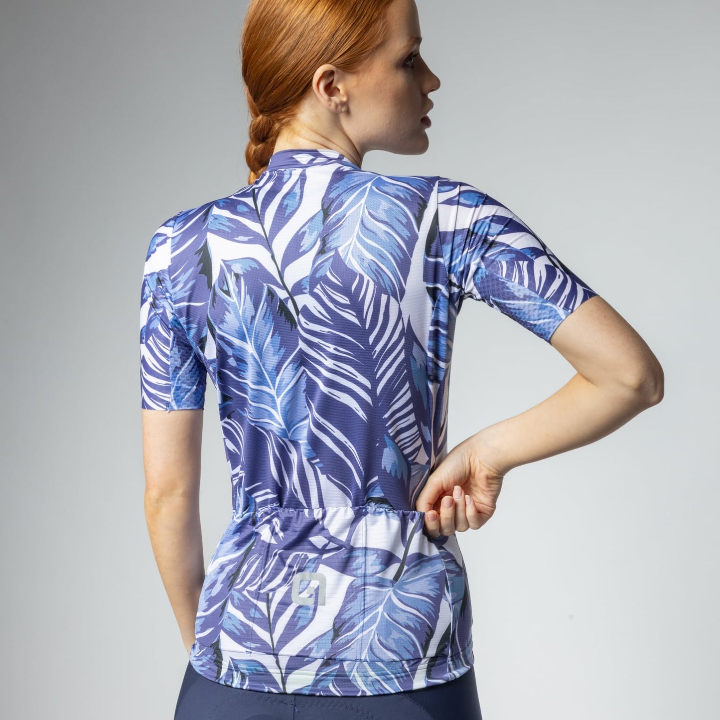 Short Sleeve Jersey Woman Leaf