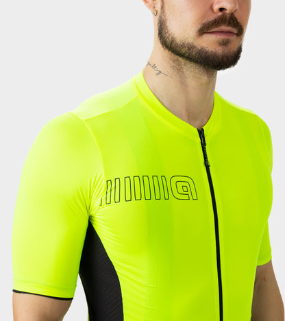 Kurzarm Trikot Mann Color Block