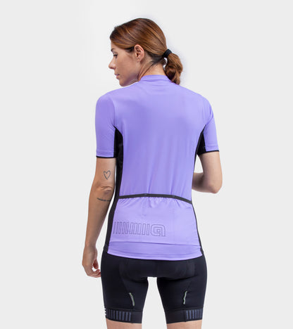 Maglia Manica Corta Donna Color Block