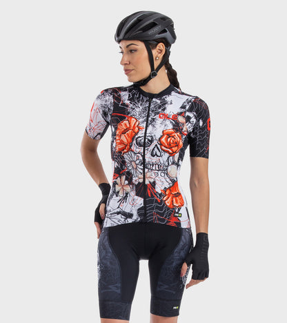 Short Sleeve Jersey Woman Skull