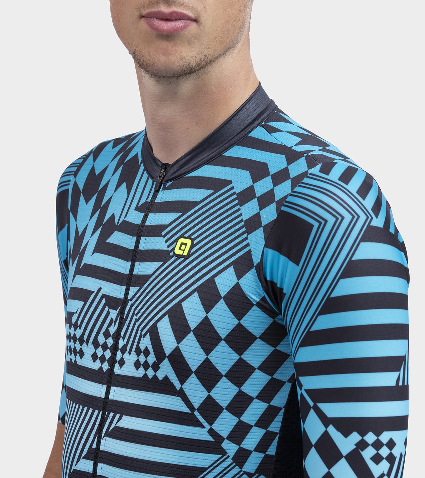 Kurzarm Trikot Mann Checker