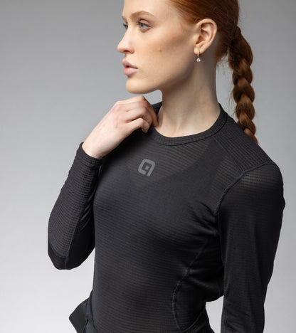 Long Sleeve Base Layer Woman Grid