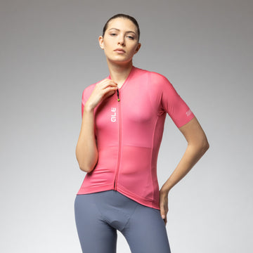 Short Sleeve Jersey Woman Color Block