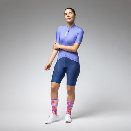 Maglia Manica Corta Donna Color Block