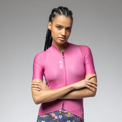Short Sleeve Jersey Woman Color Block