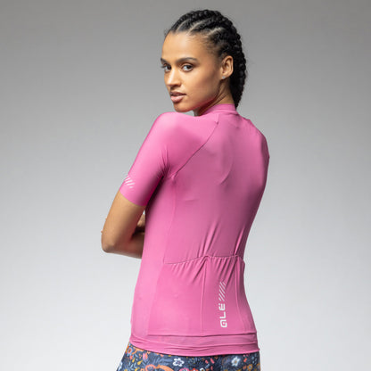 Short Sleeve Jersey Woman Color Block