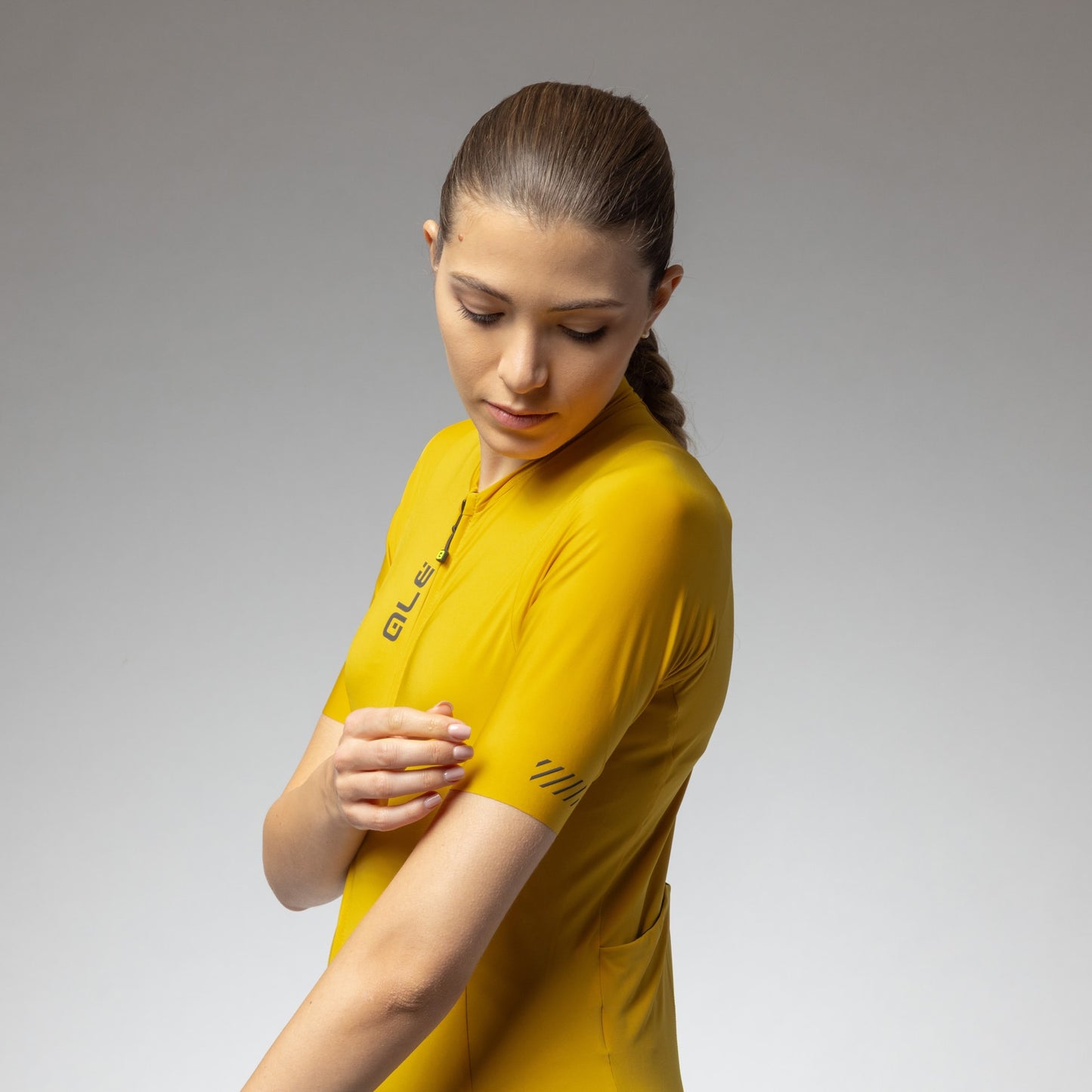 Short Sleeve Jersey Woman Color Block Off Road
