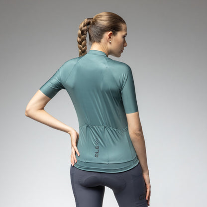 Short Sleeve Jersey Woman Color Block Off Road