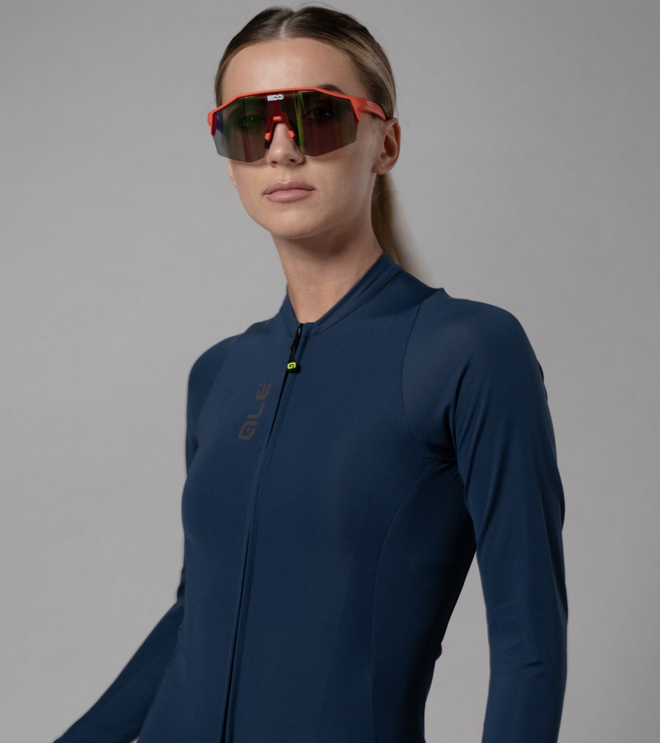 Maglia Manica Lunga Donna Color Block