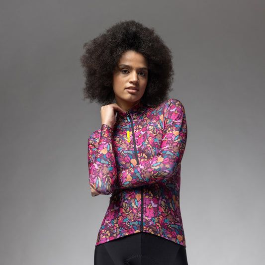 Maglia Manica Lunga Donna Flowery