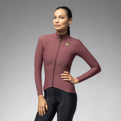 Long Sleeve Jersey Woman Warm Race 2.0