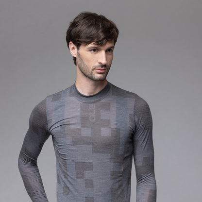 Long Sleeve Base Layer Man Knitted