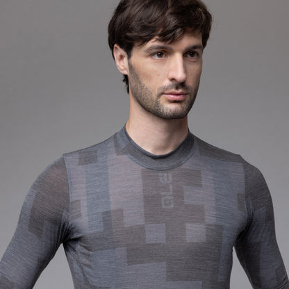 Long Sleeve Base Layer Man Knitted