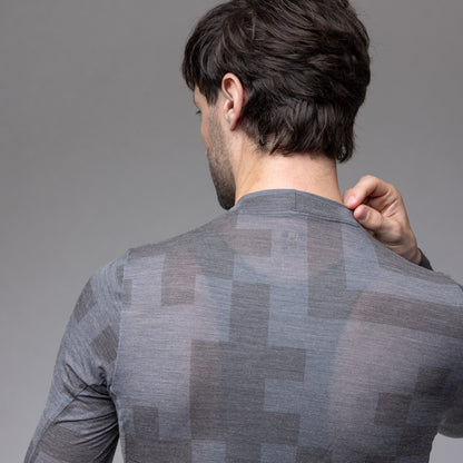 Long Sleeve Base Layer Man Knitted