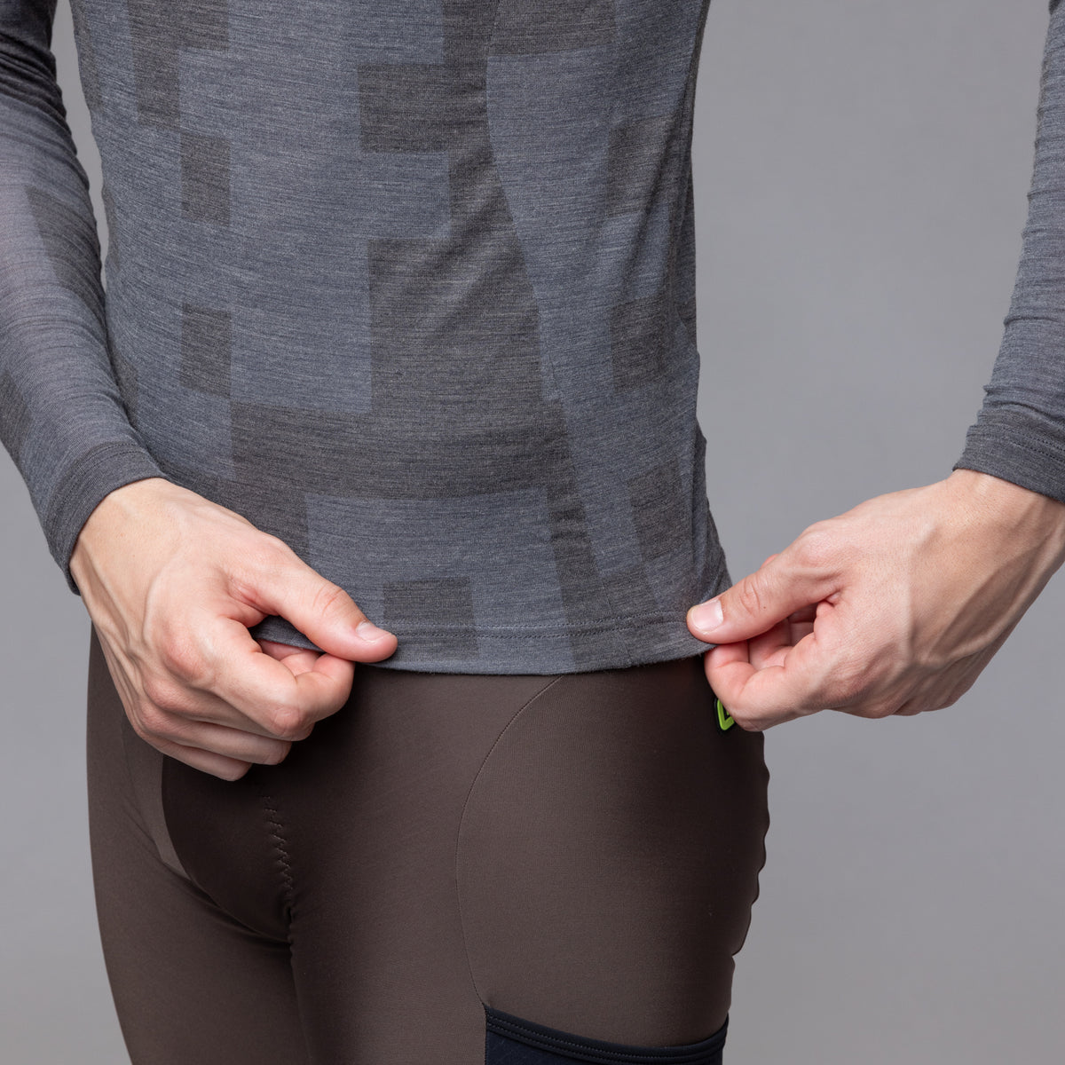 Long Sleeve Base Layer Man Knitted