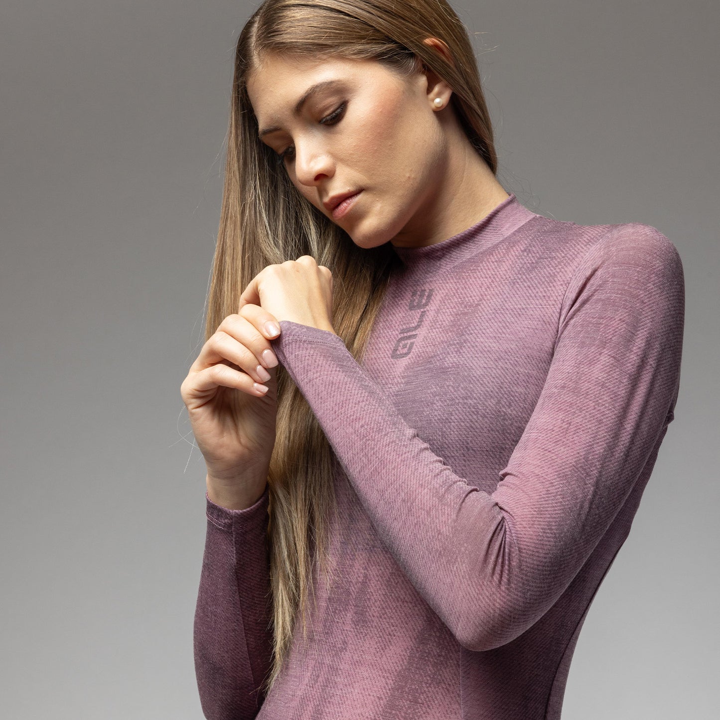 Langarm Unterhemd Frau Knitted