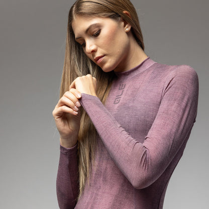 Langarm Unterhemd Frau Knitted