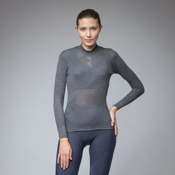 Long Sleeve Base Layer Woman Knitted