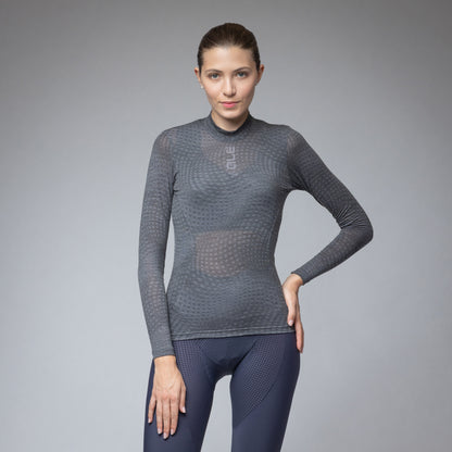Long Sleeve Base Layer Woman Knitted