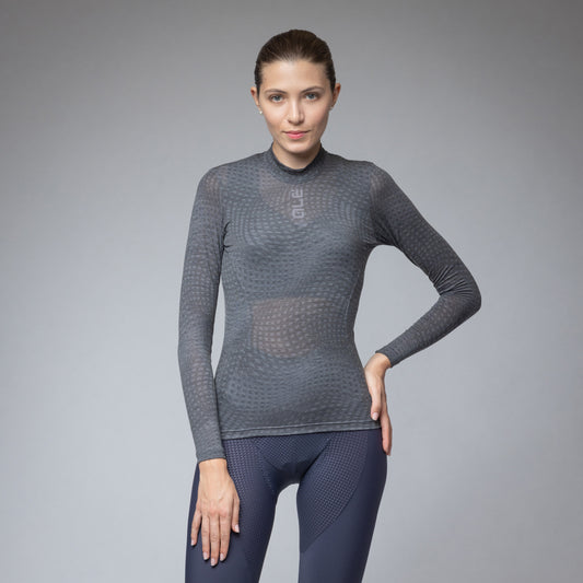 Long Sleeve Base Layer Woman Knitted