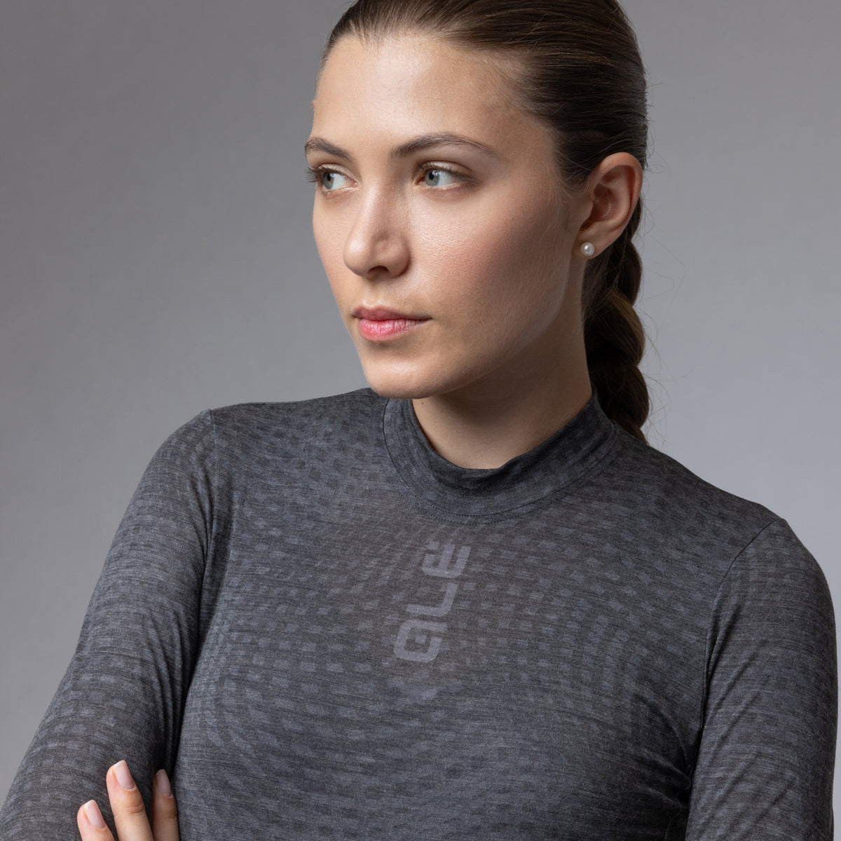 Long Sleeve Base Layer Woman Knitted