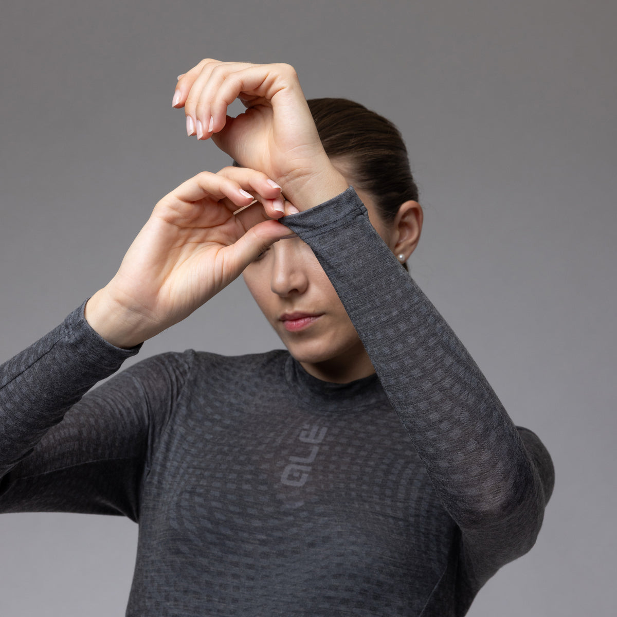 Long Sleeve Base Layer Woman Knitted