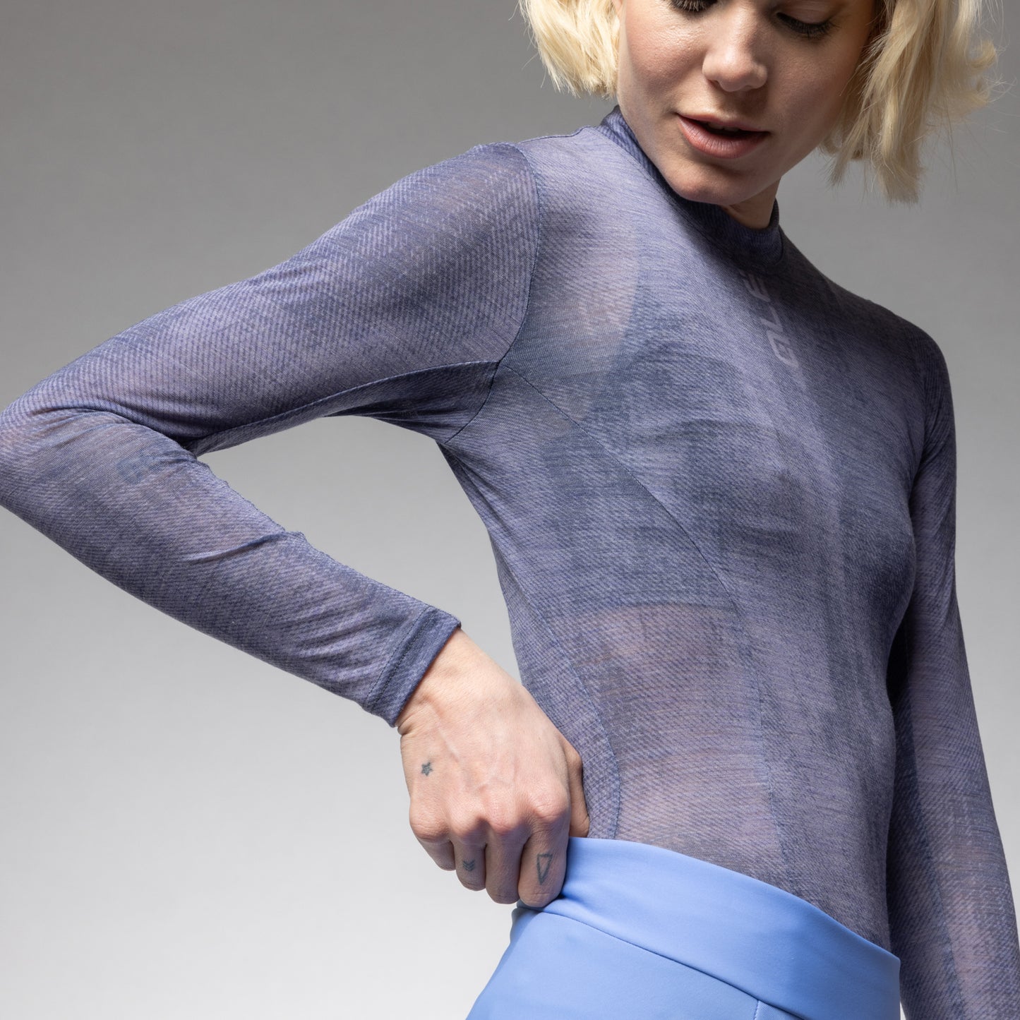 Langarm Unterhemd Frau Knitted