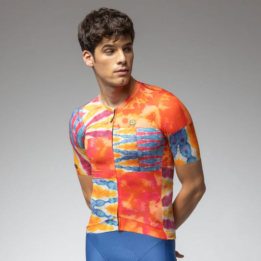 Maglia Ciclismo Uomo Eigo – Rossa/Blu/Bianca, Manica Corta, Vestibilità Comoda – Offerta 3x2 - Foto 1