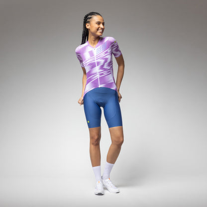 Kurzarm Trikot Frau Techno