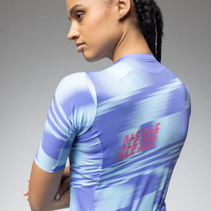 Kurzarm Trikot Frau Techno