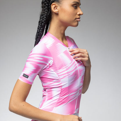 Kurzarm Trikot Frau Techno