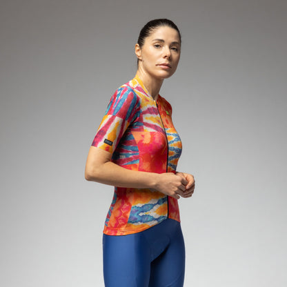 Kurzarm Trikot Frau Clorofilla