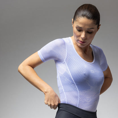 Short Sleeve Base Layer Woman Fan