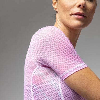 Short Sleeve Base Layer Woman Fan