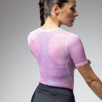 Short Sleeve Base Layer Woman Fan