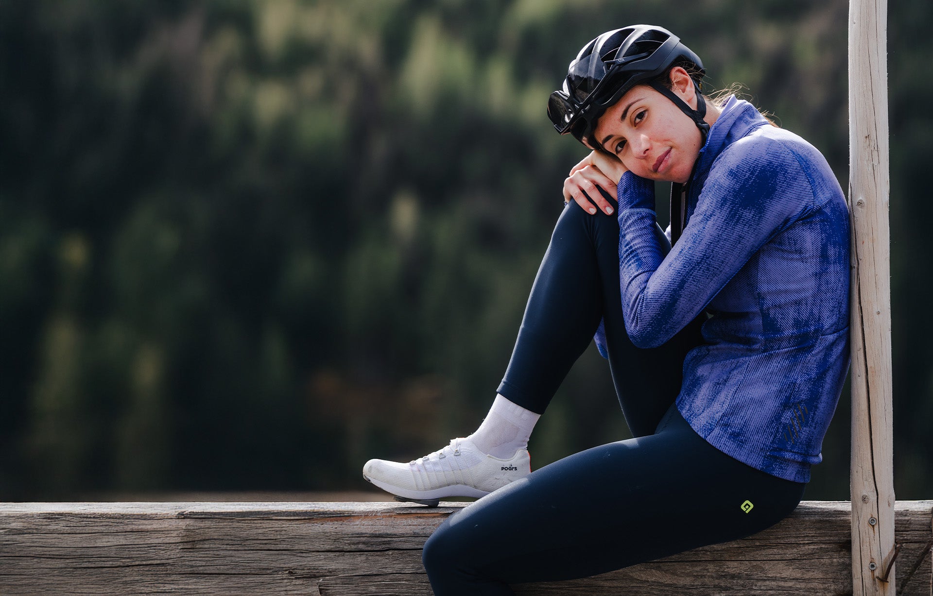 〈ALE〉RACING レインプルーフ ジャケット WOMAN _NAVY