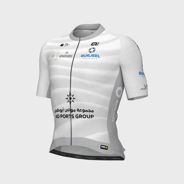 Short Sleeve Jersey Man Uae Tour Bianca