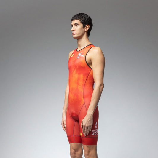 Back Zipper Skinsuits Man 