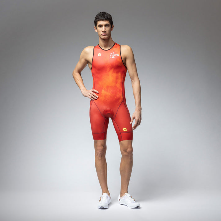 Back Zipper Skinsuits Man 